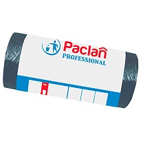 Мешки для мусора 60 л, черные, в рулоне 50 шт., ПНД, 6,2 мкм, 800х600 мм, PACLAN Professional, 604078 в Борисоглебске