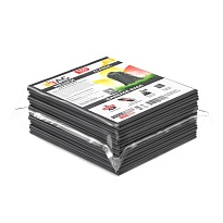 Мешки для мусора 160 л, серые, в пачке 10 шт., ПВД, 40 мкм, 900х1100 мм, i-Bag в Борисоглебске