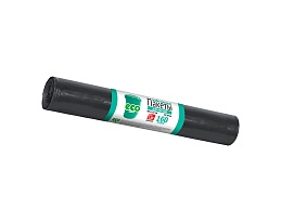 Мешки для мусора 160 л, черные, в рулоне 10 шт., ПВД, 25 мкм, 1100х800 мм, GRIFON, 101-031 в Борисоглебске