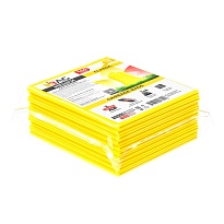 Мешки для мусора 160 л, желтые, в пачке 10 шт., ПВД, 40 мкм, 900х1100 мм, i-Bag в Борисоглебске
