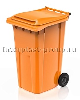 Контейнер для мусора 240 л оранжевый облегченный 240 оранжевый в Борисоглебске