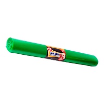 Мешки для мусора 180 л, зеленые, в рулоне 10 шт., ПВД, 50 мкм, 1100х900 мм, МЕШКОFF, 4458 в Борисоглебске